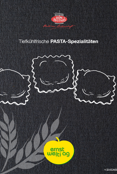 Titel-Cover Produktkatalog Bon Pastaio