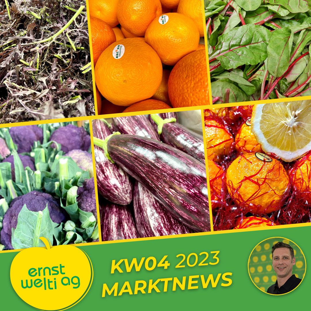 Marktnews KW4 - Früchte & Gemüse 2023 - Zürcher Engrosmarkt