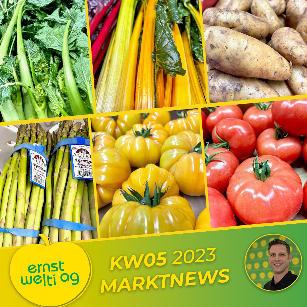 Marktnews KW5 - Früchte & Gemüse 2023 - Zürcher Engrosmarkt