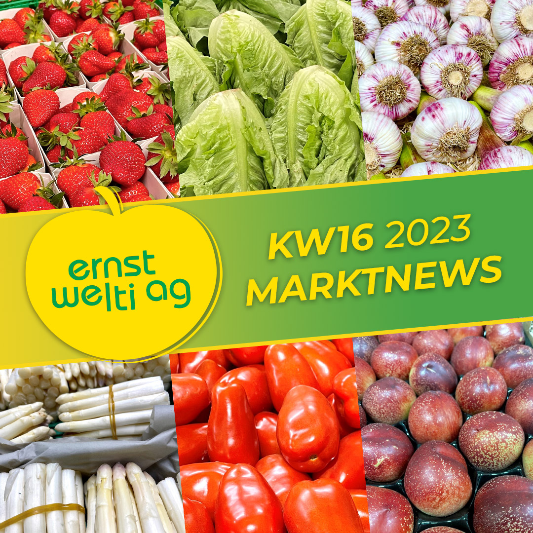 Welti's Marktnews - saisonale Früchte & Gemüse KW16 2023