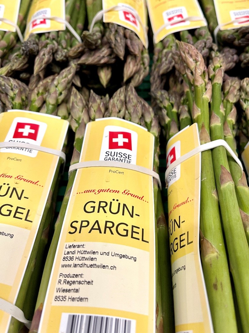 Spargeln grün - Schweiz