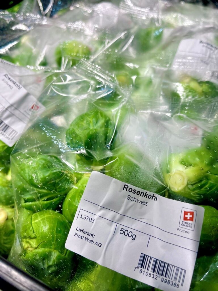 Rosenkohl Beutel Schweiz