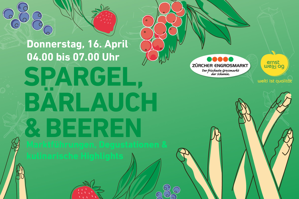 Frühlingsanlass - "Spargel, Bärlauch & Beeren"