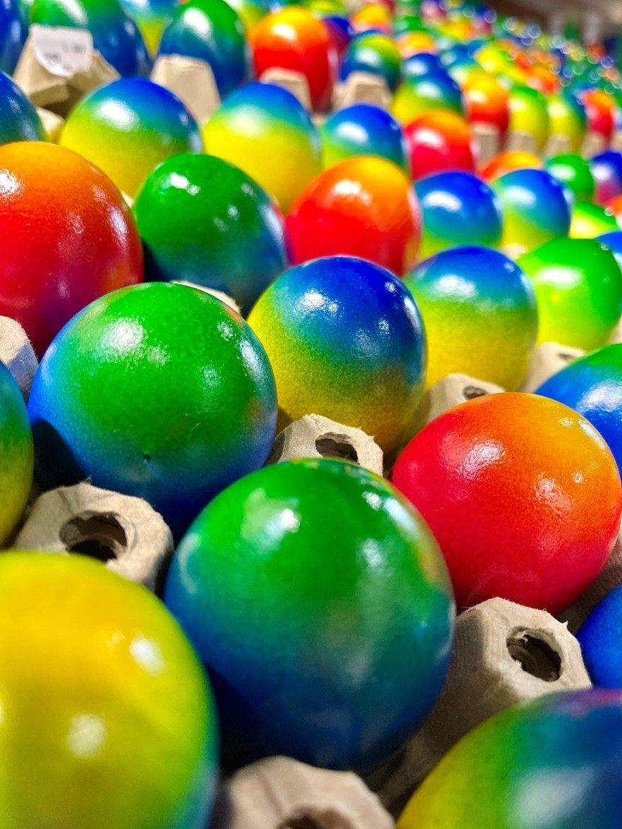 Ostereier farbig Schweiz